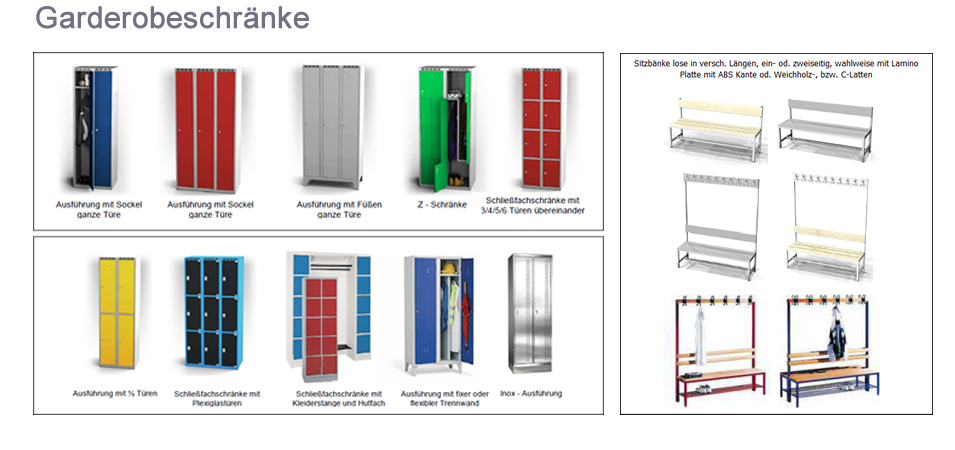 Garderobeschränke